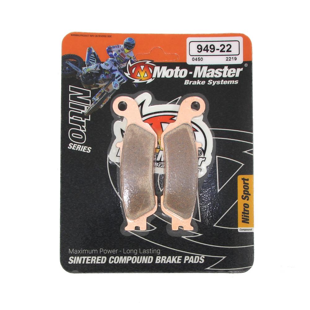 BRAKE PADS SINTERED NITRO RACE, MOTO-MASTER 094922, 39-450 image 1