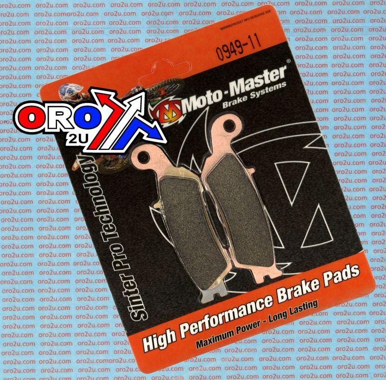 BRAKE PADS STD MOTO-MASTER, SEMI-METALLIC STD 094911 thumbnail 2
