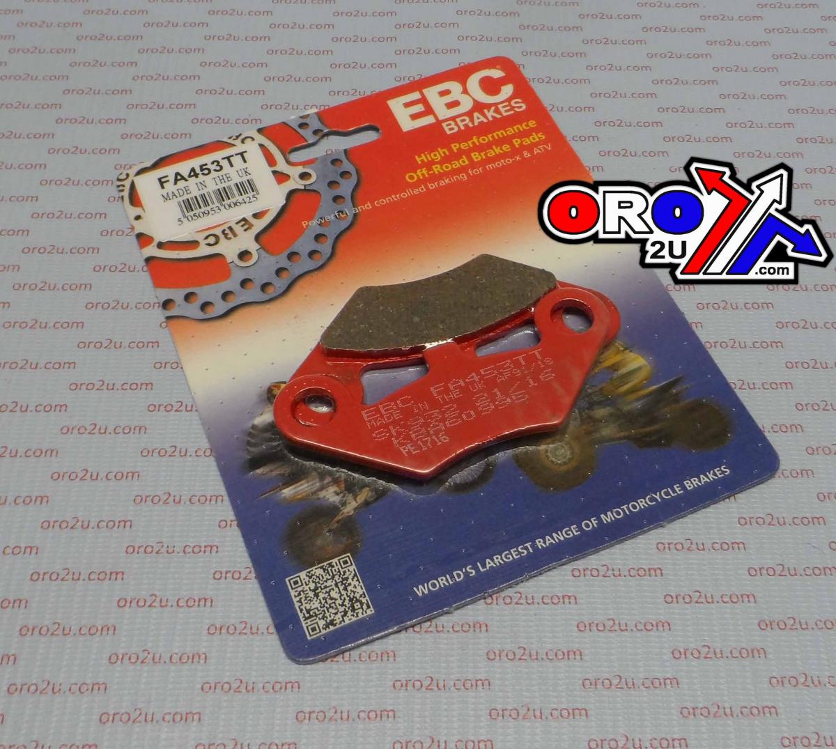 BRAKE PADS DISC EBC FA453TT image 1
