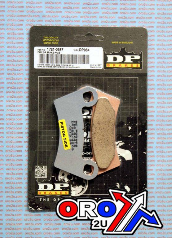BRAKE PADS DP BRAKES HARD, DP984 Premium Sintered, 39-456 thumbnail 4