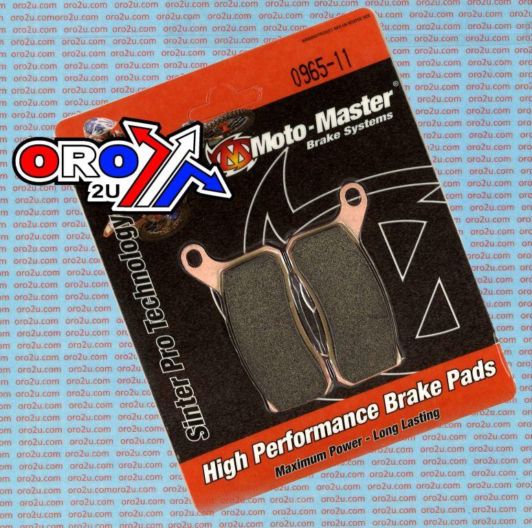 BRAKE PADS STD MOTO-MASTER, SEMI-METALLIC STD 096511 thumbnail 2