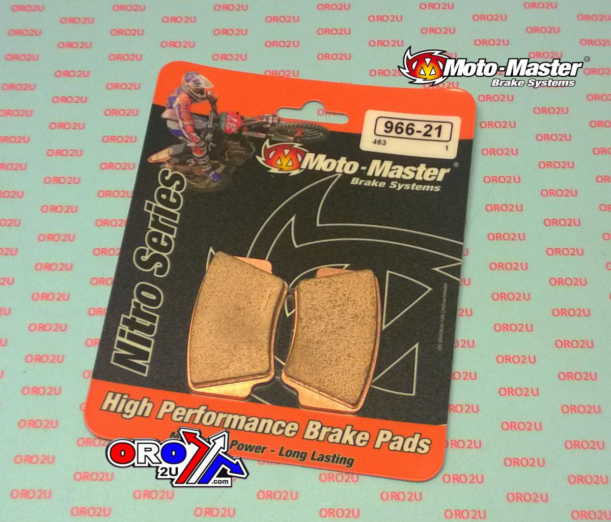 BRAKE PADS SINTERED NITRO, MOTO-MASTER 096621, 39-463 thumbnail 2