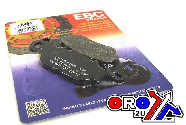 BRAKE PADS STD KEVLAR ORGANIC, EBC FA464 YAMAHA image 1