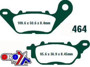 BRAKE PADS STD KEVLAR ORGANIC, EBC FA464 YAMAHA thumbnail 2