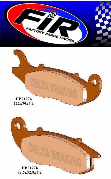 BRAKE PADS MINERAL ORGANIC M DB2177-M BP245M01F thumbnail 3