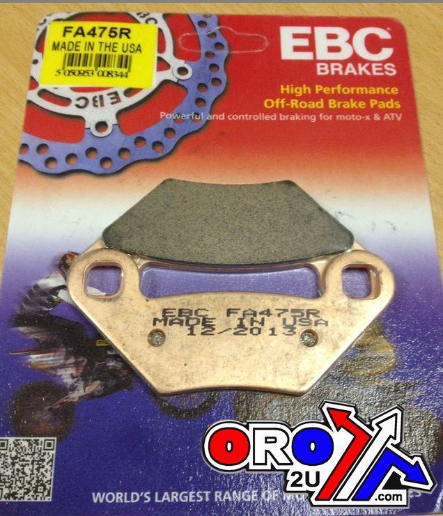 BRAKE PADS SINTERED METAL, EBC FA475R thumbnail 2