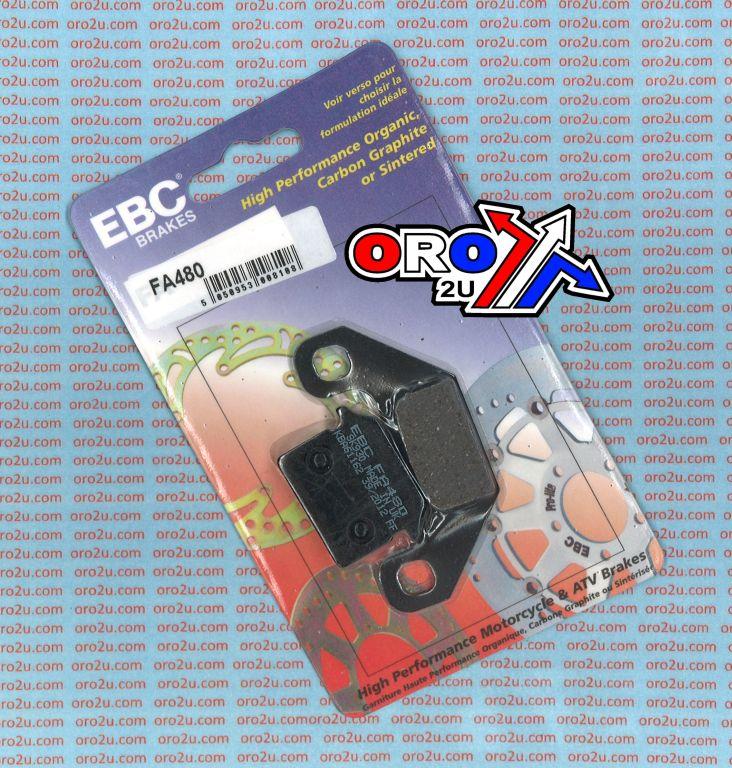 BRAKE PADS STD EBC FA480 image 1