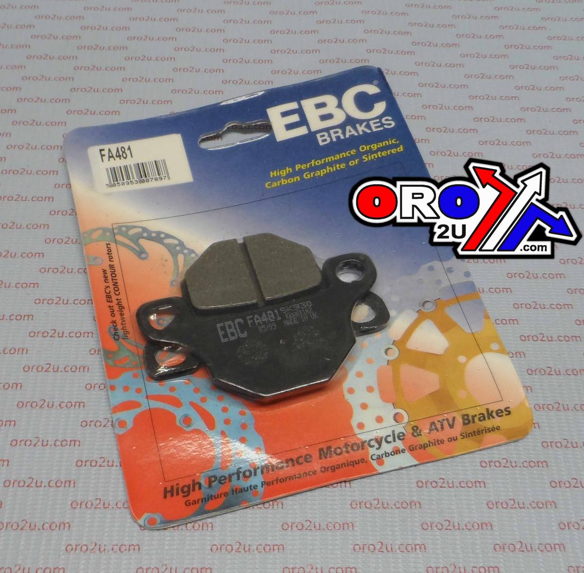 BRAKE PADS STD EBC FA481 image 1