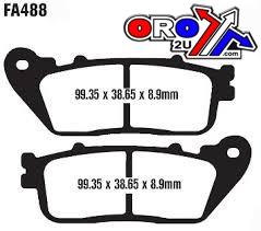 BRAKE PADS SINTERED METAL, EBC FA488HH GOLD, 39-488 thumbnail 2