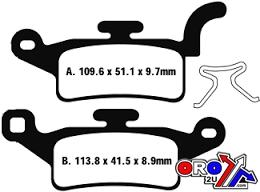 BRAKE PADS STD SCOOTER ORGANIC, EBC SFA492 thumbnail 2