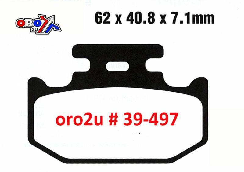 BRAKE PADS SINTERED METAL HD, QD-D EXTREME, FA497X, AT-05402F, 39-497.H.DR thumbnail 2