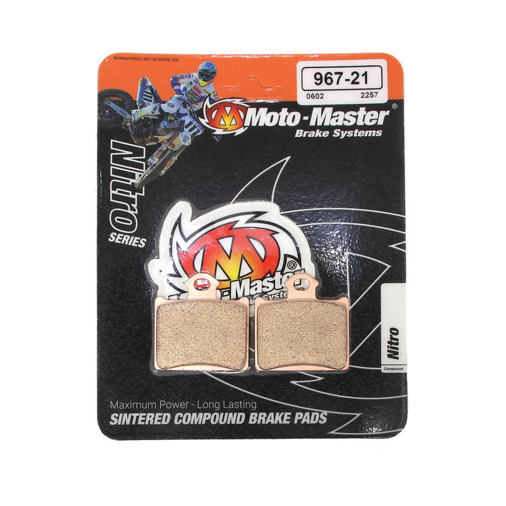 BRAKE PADS SINTERED NITRO, MOTO-MASTER 096721, 39-602 image 1