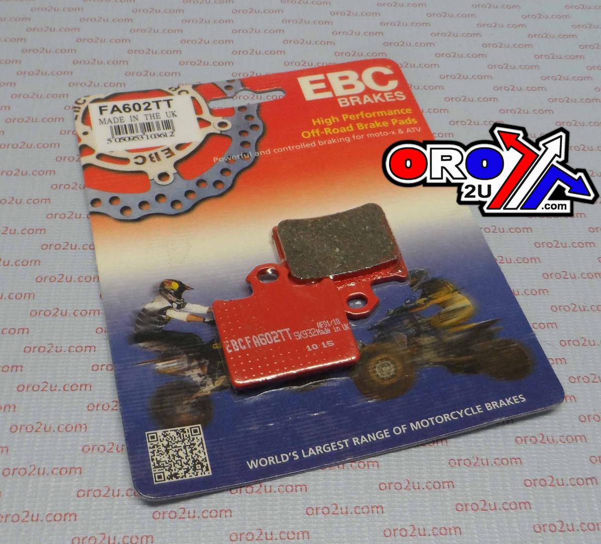 BRAKE PADS STD EBC FA602TT 39-602 image 1