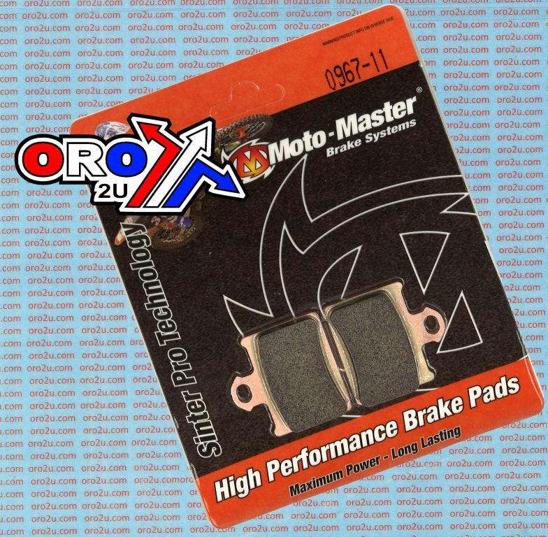 BRAKE PADS STD MOTO-MASTER, SEMI-METALLIC STD 096711, 39-602 thumbnail 2