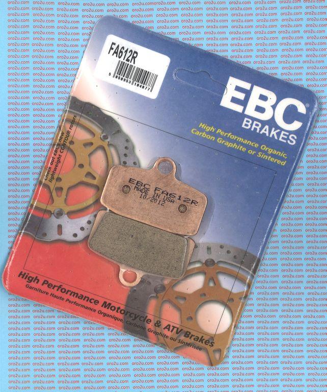 BRAKE PADS SINTERED EBC FA612R 39-612, 41-117.H.EBC thumbnail 2
