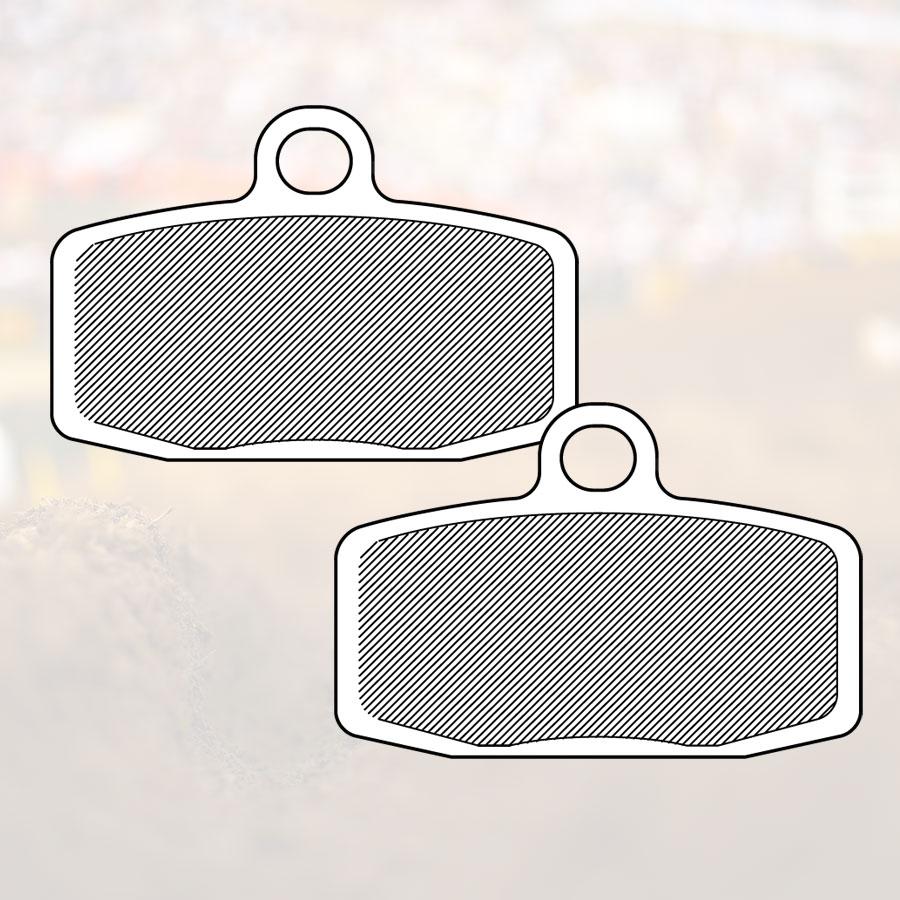 BRAKE PADS SINTERED RC-1, RENTHAL BP-117, BP117 WORKS, 39-612, 41-117.H.REN thumbnail 2