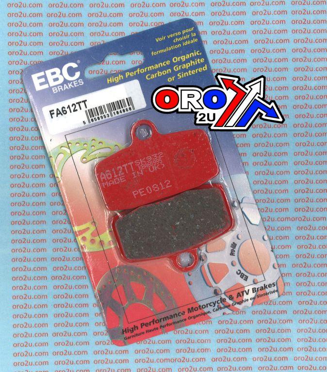 BRAKE PADS STD EBC FA612TT thumbnail 2