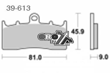 BRAKE PADS DISC SINTERED METAL, SIFAM S1439N (FA613) thumbnail 2