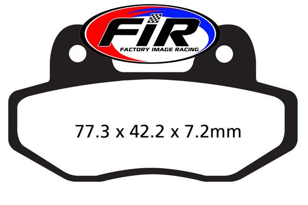 BRAKE PADS SINTERED METAL HS, MX-N HIGH FRICTION, FA622 thumbnail 3