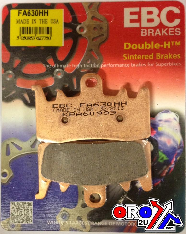 BRAKE PADS SINTERED METAL, EBC FA630HH GOLD, 39-630 thumbnail 3
