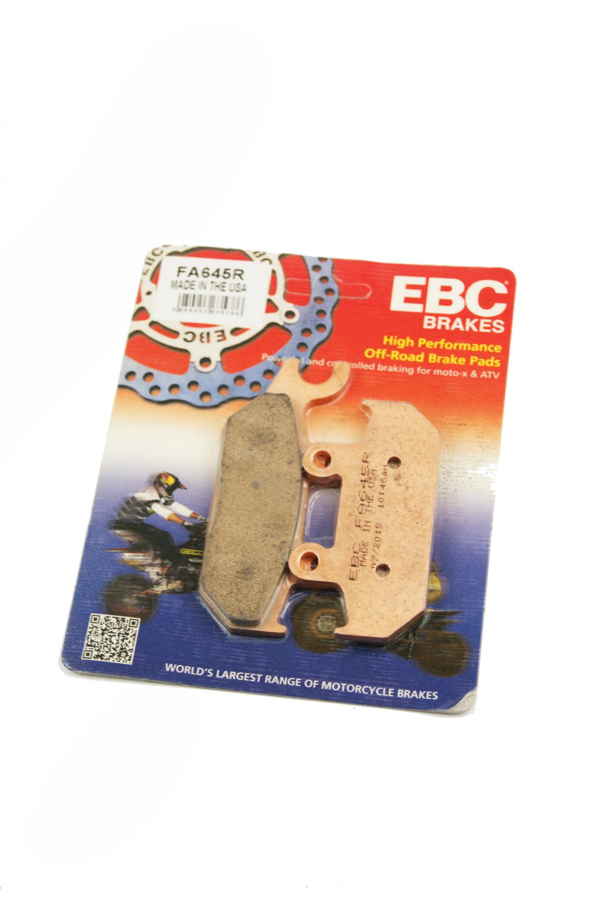 BRAKE PADS SINTERED FA645R, EBC PADS FA645R image 1