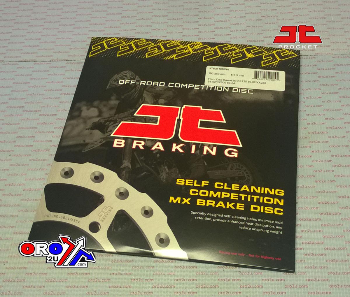 DISC BRAKE FRONT KX KDX KLX, JTD2110SC01 KAWASAKI KX250, Note: sholder bolt kit need. thumbnail 2