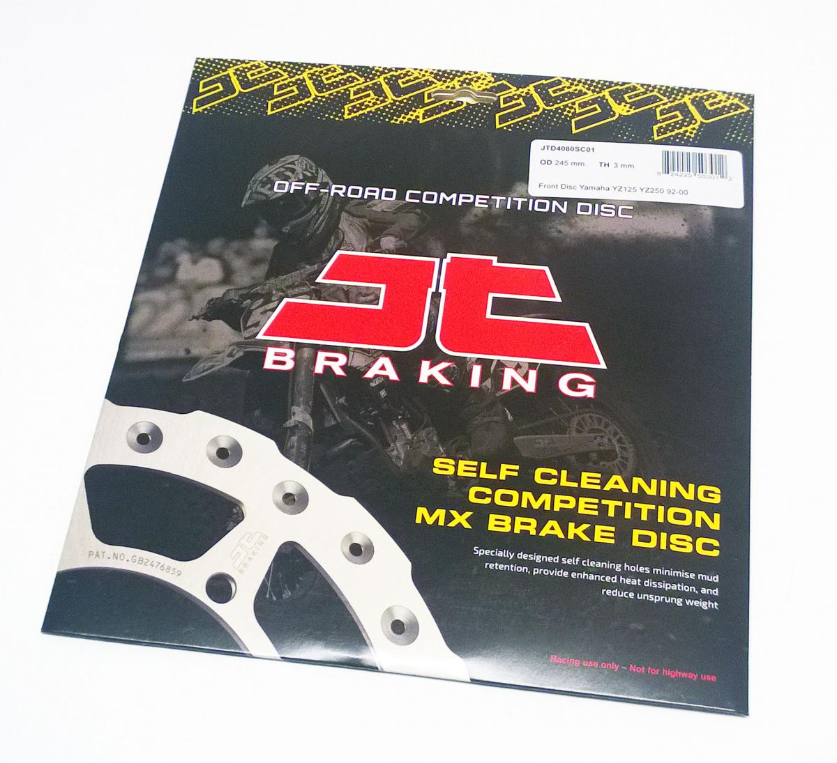 DISC BRAKE FRONT YZ WR JT, JTD4080SC01 YAMAHA, SELF-CLEANING HOLES thumbnail 2