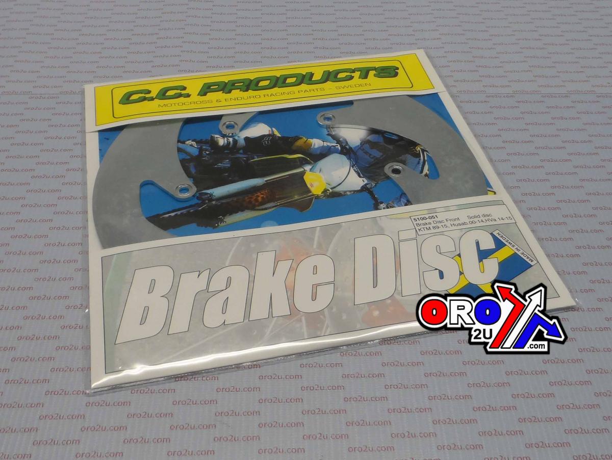 DISC BRAKE FRONT KTM HUSQ, WITH SPEEDO HOLE, CROSS CENTRE 5100-51 HUSABERG image 1