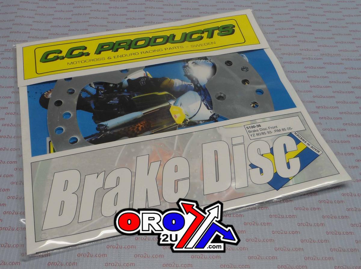 DISC BRAKE FRONT YZ80 85 ROUND, CROSS-CENTER PRODUCTS 5100-36 image 1