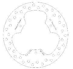 DISC BRAKE FRONT YZ80 85 ROUND, CROSS-CENTER PRODUCTS 5100-36 thumbnail 2