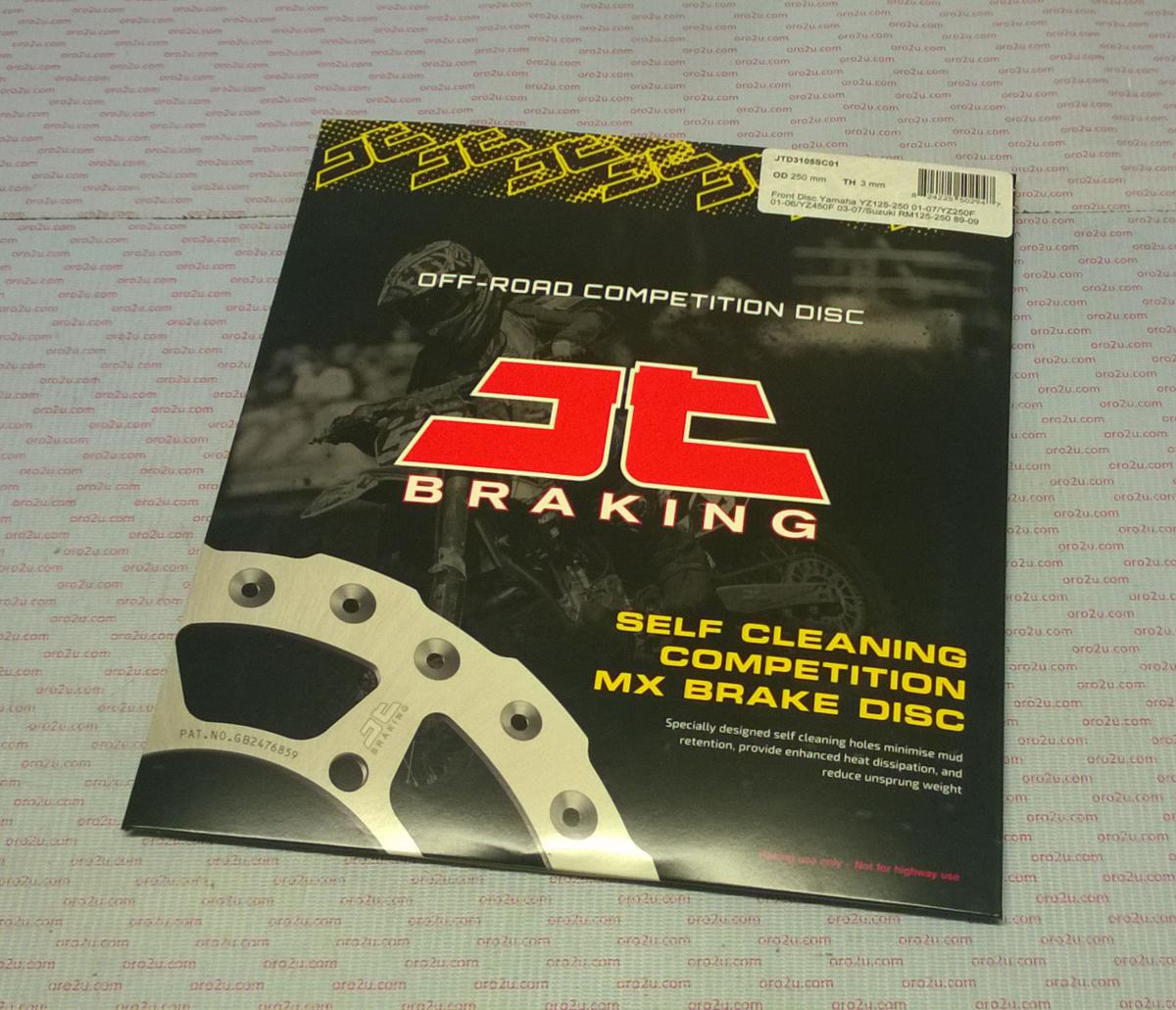 DISC BRAKE FRONT SUZUKI JT, JTD3105SC01 RM, SELF-CLEANING HOLES thumbnail 2
