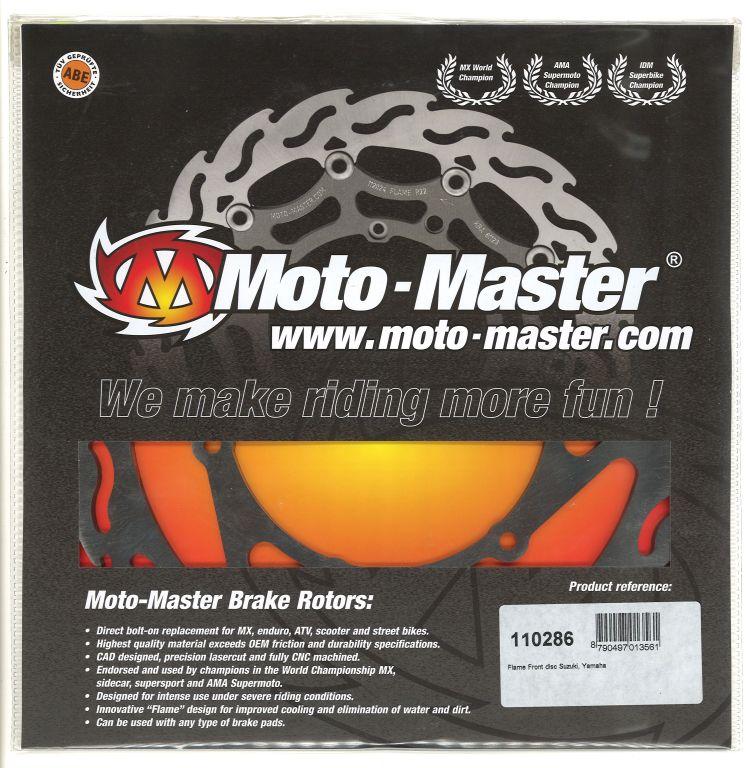 DISC BRAKE FRONT YZ RM FLAME, MOTO-MASTER 110286 YAMAHA image 1