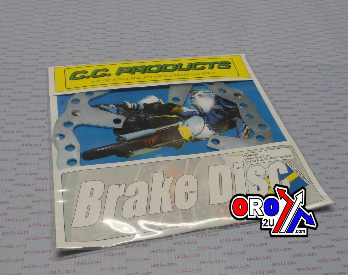 DISC BRAKE FRONT KX 04-05, CROSS-CENTER PRODUCT 5100-126 image 1