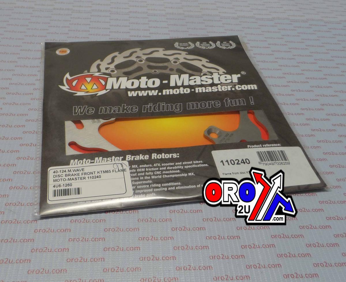 DISC BRAKE FRONT KTM 65 FLAME, MOTO-MASTER 110240 thumbnail 3