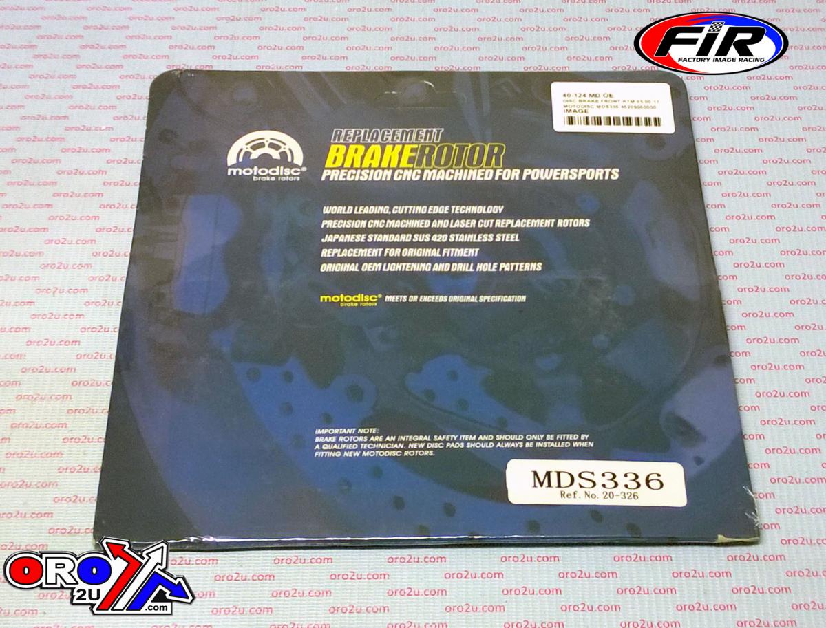 DISC BRAKE FRONT KTM 65 00-21 MDS336 46109060000 46209060000 46209060100 thumbnail 2