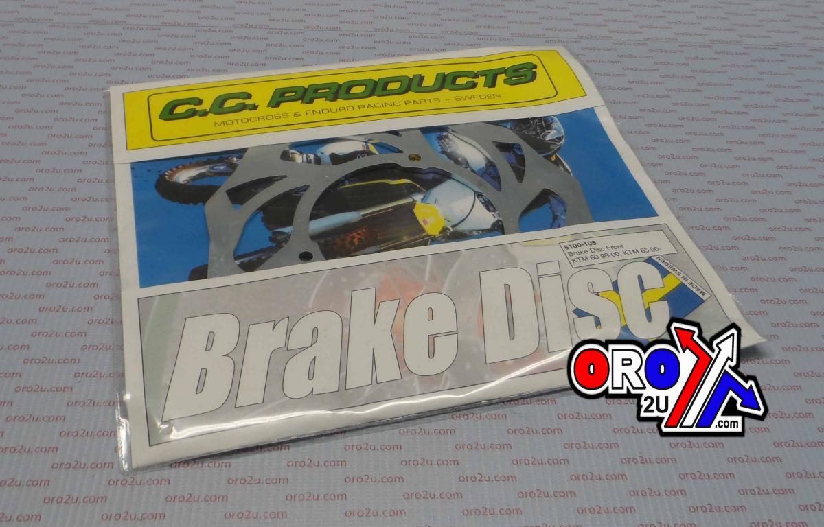 DISC BRAKE FRONT KTM 65 ROUND, CROSS-CENTER PRODUCT 5100-108 image 1