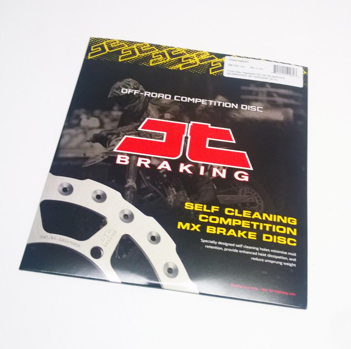 DISC BRAKE FRONT KX KXF JT, JTD2116SC01 KAWASAKI, SELF-CLEANING HOLES thumbnail 2
