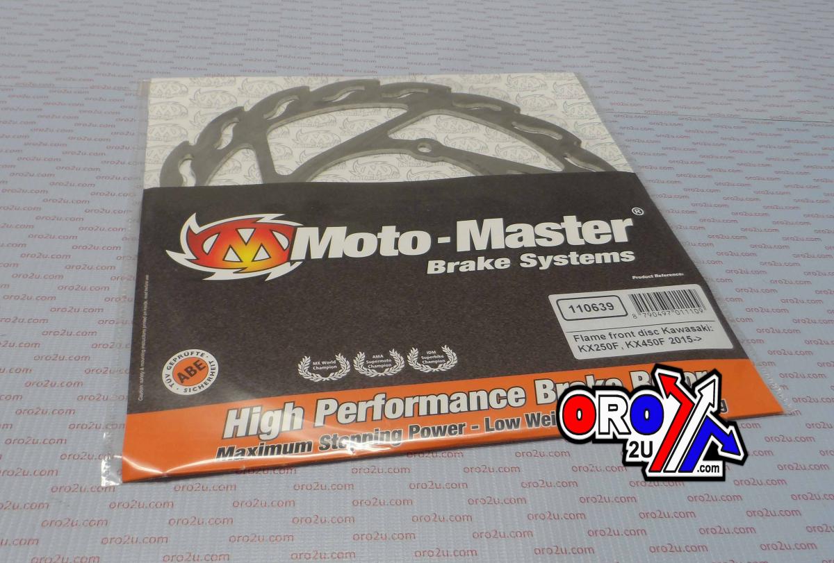 DISC BRAKE FRONT KX KXF FLAME, MOTO-MASTER 110639, 41080-0616 thumbnail 2