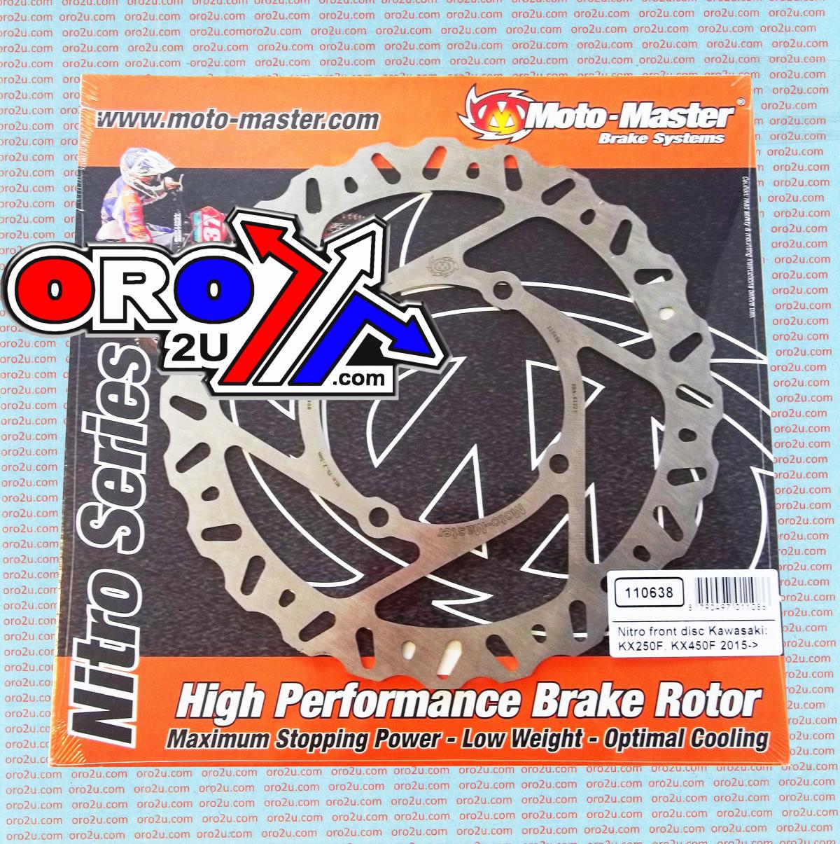 DISC BRAKE FRONT KXF NITRO FIXED, MOTO-MASTER 110638 15-16, 41080-0616 thumbnail 2