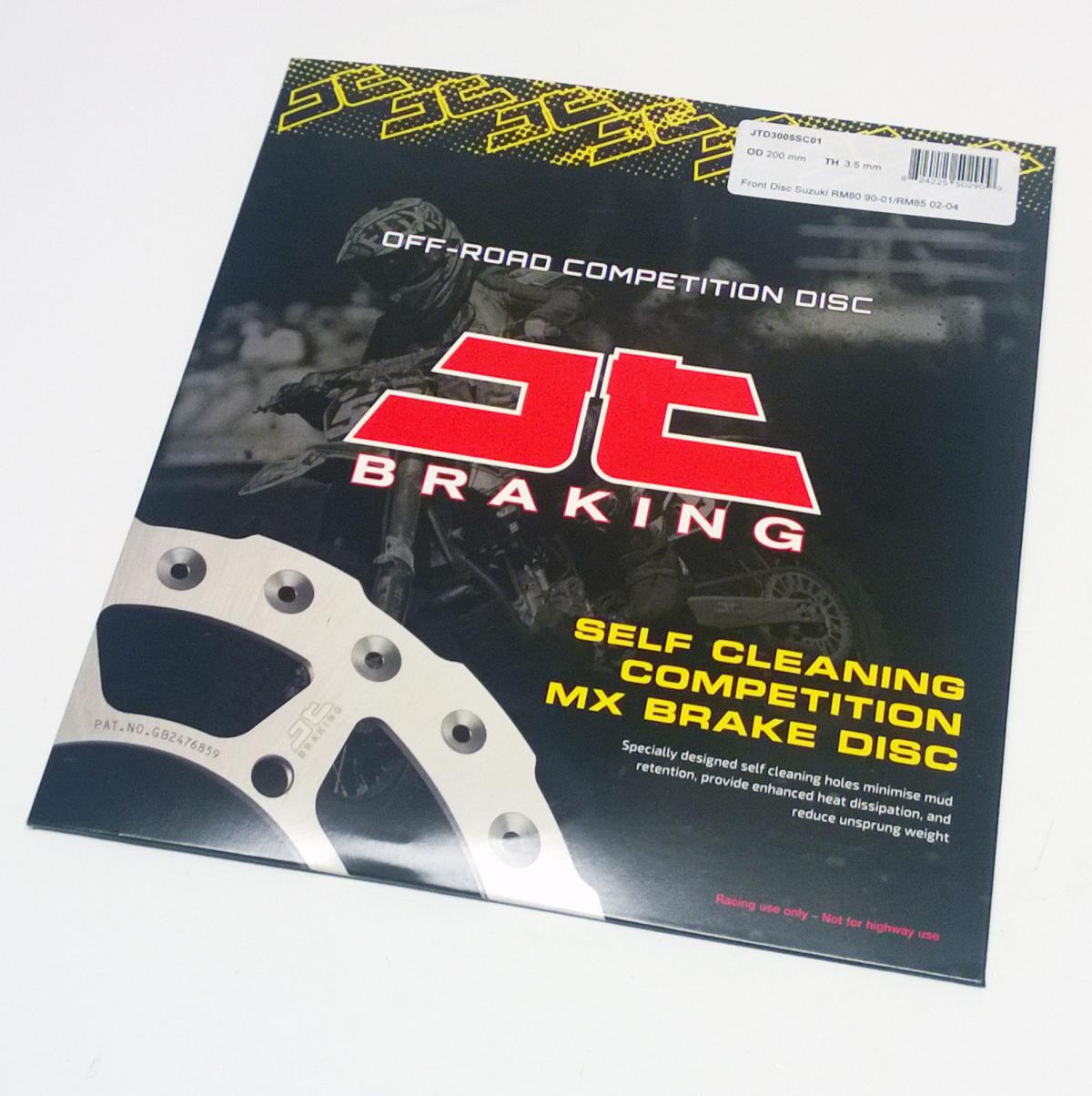 DISC BRAKE FRONT RM80 RM85 JT, JTD3005SC01 SUZUKI, SELF-CLEANING HOLES thumbnail 2