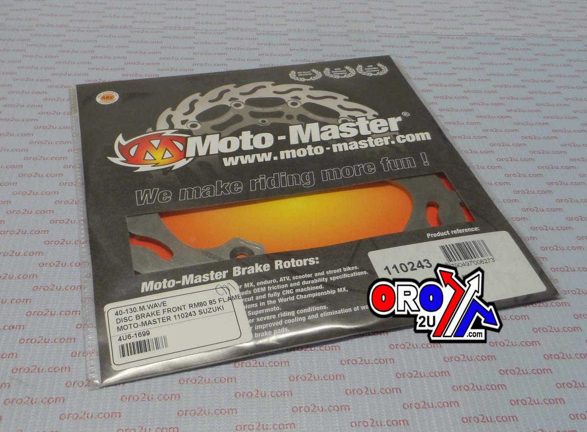DISC BRAKE FRONT RM80 85 FLAME, MOTO-MASTER 110243 SUZUKI thumbnail 3