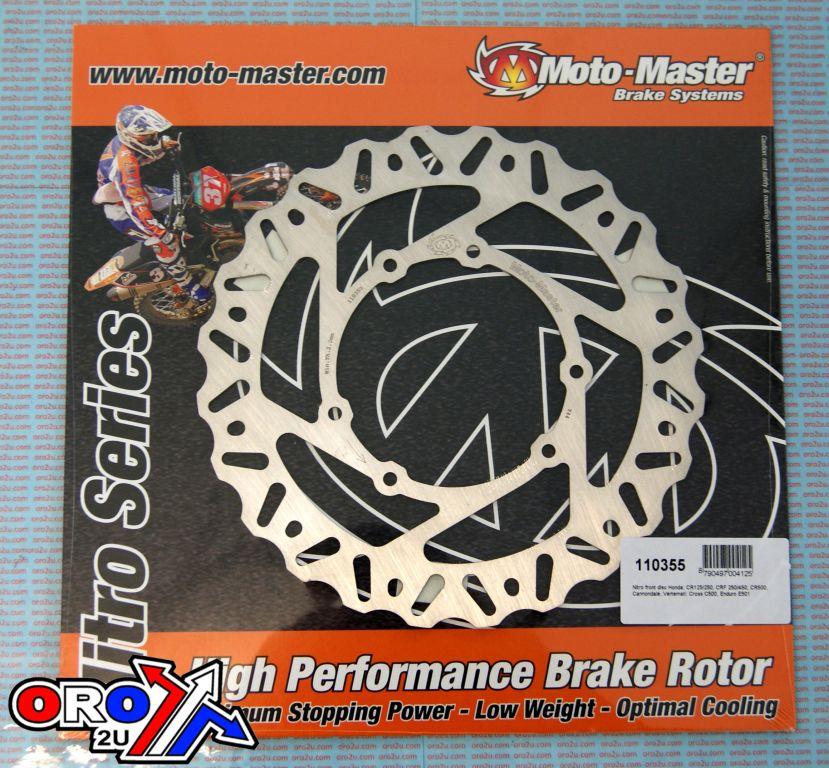 DISC BRAKE FRONT CR CRF ROUND, MOTO-MASTER 110355 HONDA thumbnail 2