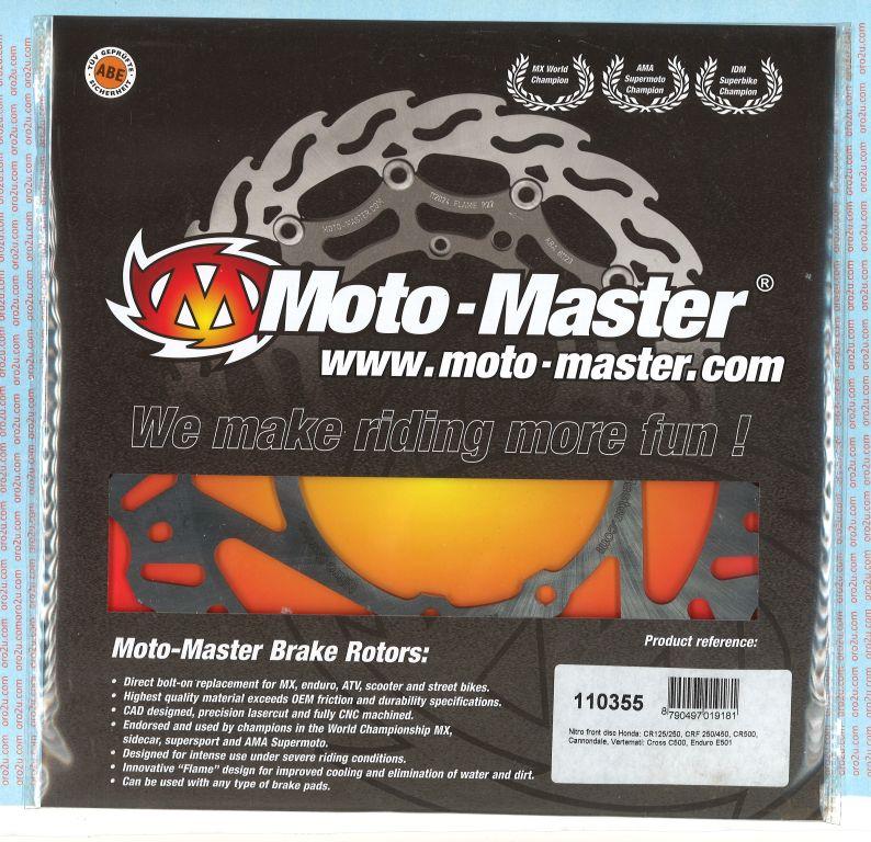 DISC BRAKE FRONT CR CRF ROUND, MOTO-MASTER 110355 HONDA thumbnail 3