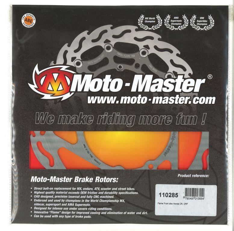 DISC BRAKE FRONT CR CRF FLAME, MOTO-MASTER 110285 thumbnail 3