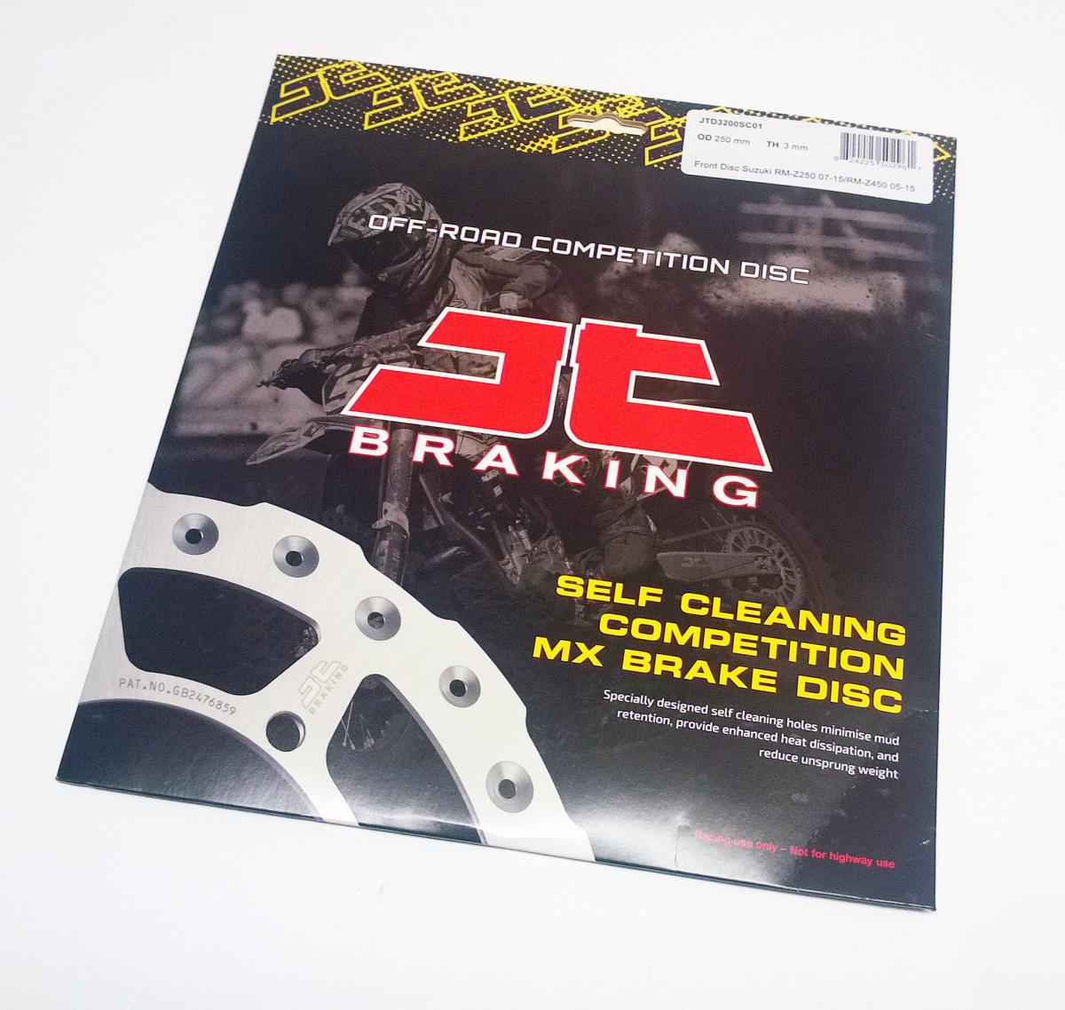 DISC BRAKE FRONT RMZ JT, JTD3200SC01 KAWASAKI, SELF-CLEANING HOLES thumbnail 2