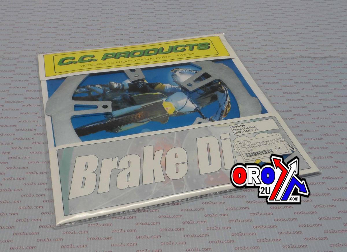 DISC BRAKE FRONT BMW G450X 08-, CROSS-CENTER PRODUCT 5100-180 image 1