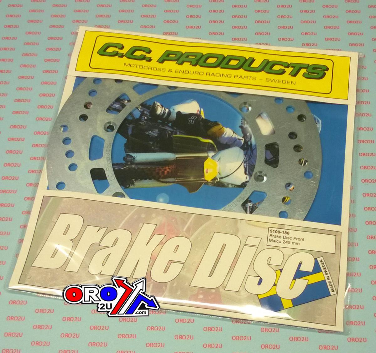 DISC BRAKE FRONT MAICO 245mm, CROSS-CENTER PRODUCTS 5100-186 image 1