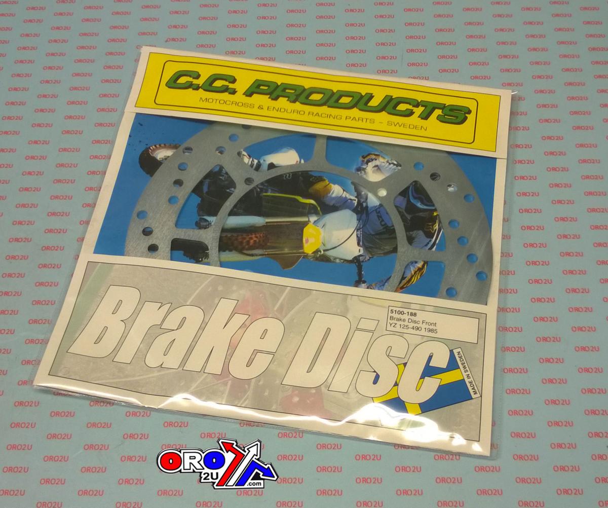DISC BRAKE FRONT YZ125-490 85, CROSS-CENTER PRODUCT 5100-188 image 1
