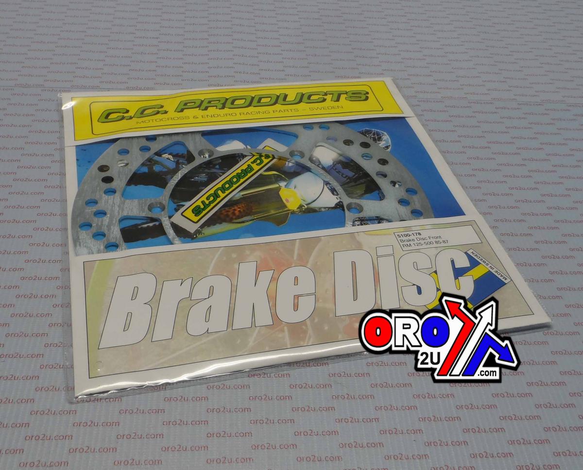 DISC BRAKE FRONT RM125-500, CROSS-CENTER PRODUCT 5100-178 image 1