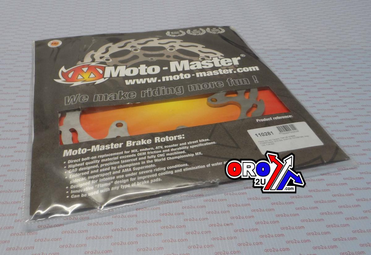DISC BRAKE REAR TDR / XT FLAME, MOTO-MASTER 110281 YAMAHA thumbnail 3